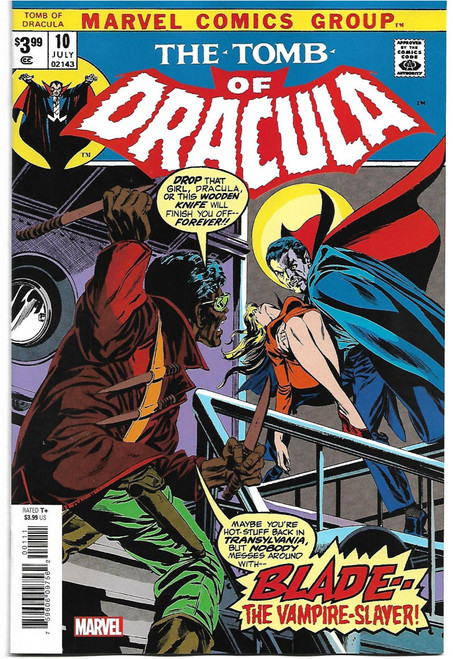 TOMB OF DRACULA #10 FACSIMILE EDITION (MARVEL 2019)