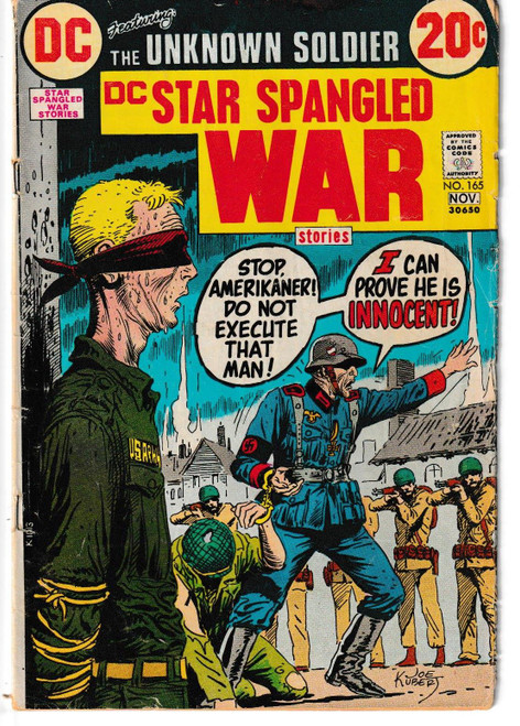 STAR SPANGLED WAR STORIES/UNKNOWN SOLDIER #165 (DC 1972)