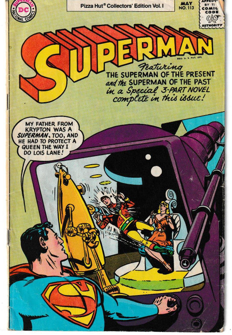 SUPERMAN PIZZA HUT COLLECTORS EDITION #113 (DC 1977)