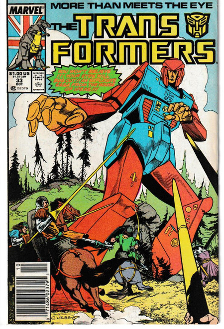 TRANSFORMERS #33 (MARVEL 1987)