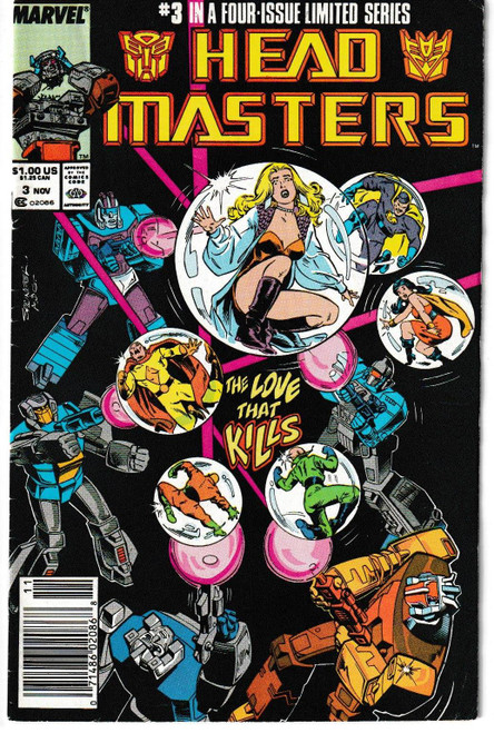 TRANSFORMERS HEADMASTERS #3 (MARVEL 1987)