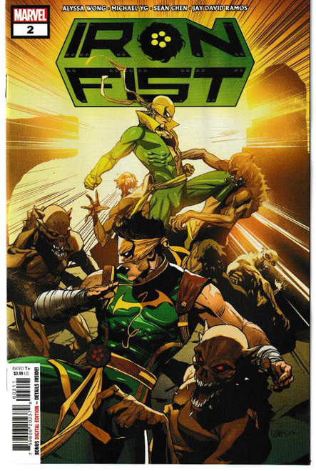 IRON FIST (2022) #2 (OF 5) (MARVEL 2022) "NEW UNREAD"