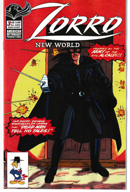 ZORRO NEW WORLD #3 (AMERICAN MYTHOLOGY PRODUCTIONS 2022) "NEW UNREAD"