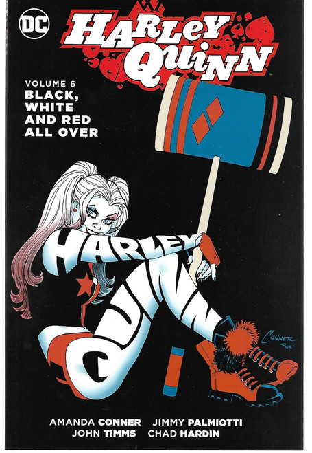 HARLEY QUINN TP VOL 06 BLACK WHITE & RED ALL OVER