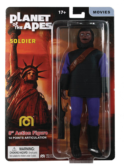 MEGO MOVIES PLANET OF THE APES SOLDIER APE 8IN AF