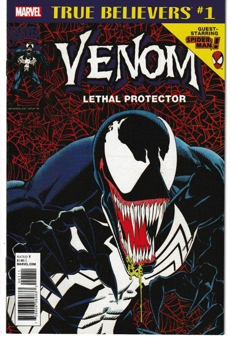 TRUE BELIEVERS VENOM LETHAL PROTECTOR #1 (MARVEL 2018) "NEW UNREAD"