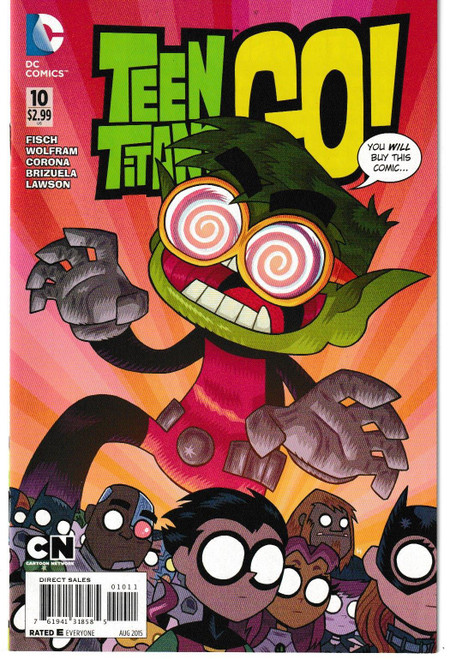 TEEN TITANS GO #10 (DC 2015) C2 "NEW UNREAD"