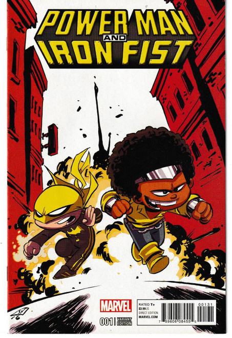 POWER MAN AND IRON FIST #01 YOUNG VAR (MARVEL 2017) "NEW UNREAD"