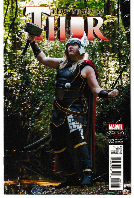 MIGHTY THOR (2015) #002 COSPLAY VAR (MARVEL 2015) "NEW UNREAD"