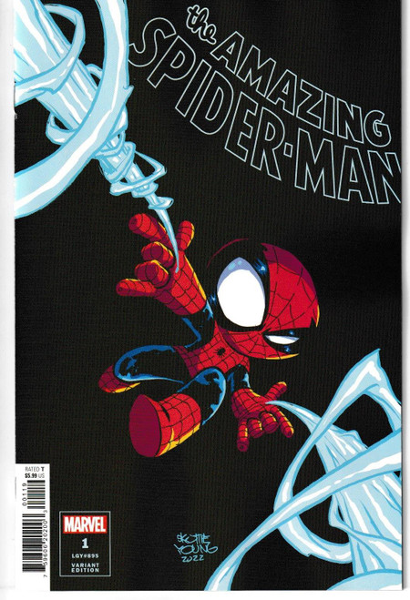 AMAZING SPIDER-MAN (2022) #01 YOUNG VAR (MARVEL 2022) "NEW UNREAD"