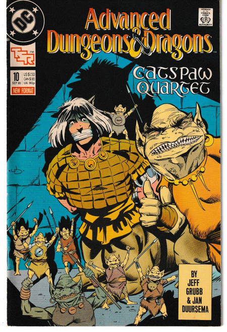 ADVANCED DUNGEONS AND DRAGONS #10 (DC 1989) READER COPY