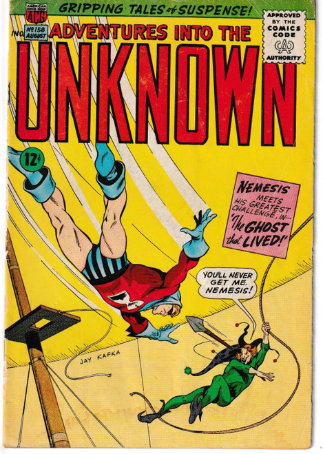 ADVENTURES INTO THE UNKNOWN #158 (ACG 1965)