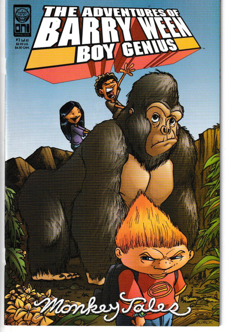 ADVENTURES OF BARRY WEEN BOY GENIUS 3 MONKEY TALES #1 (ONI 2001)