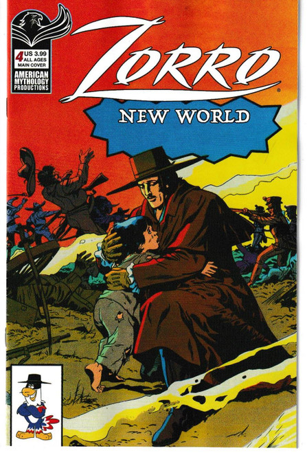 ZORRO NEW WORLD #4 (AMERICAN MYTHOLOGY PRODUCTIONS 2022) "NEW UNREAD"