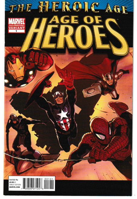 AGE OF HEROES #1 2ND PRINT (MARVEL 2010)