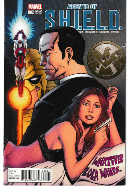 AGENTS OF SHIELD #2 SEELY VAR 1:25 (MARVEL 2016) "NEW UNREAD"