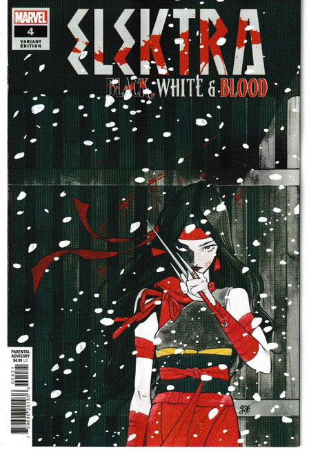 ELEKTRA BLACK WHITE BLOOD #4 (OF 4) MOMOKO VAR (MARVEL 2022) "NEW UNREAD"