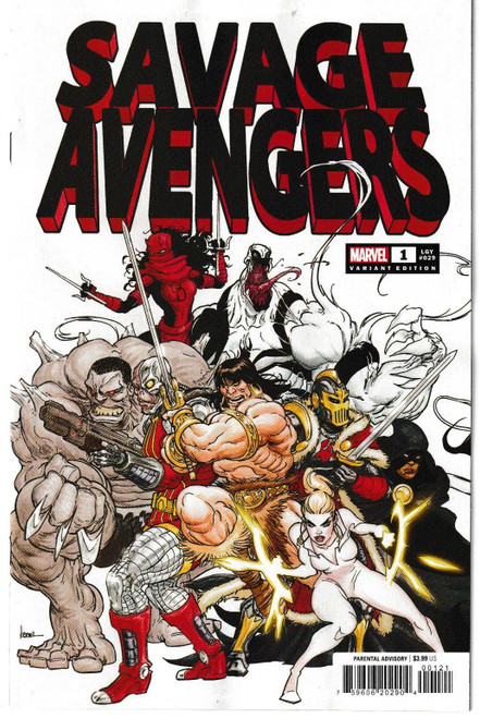 SAVAGE AVENGERS (2022) #01 50 COPY INCV ANDREWS VAR (MARVEL 2022) "NEW UNREAD"