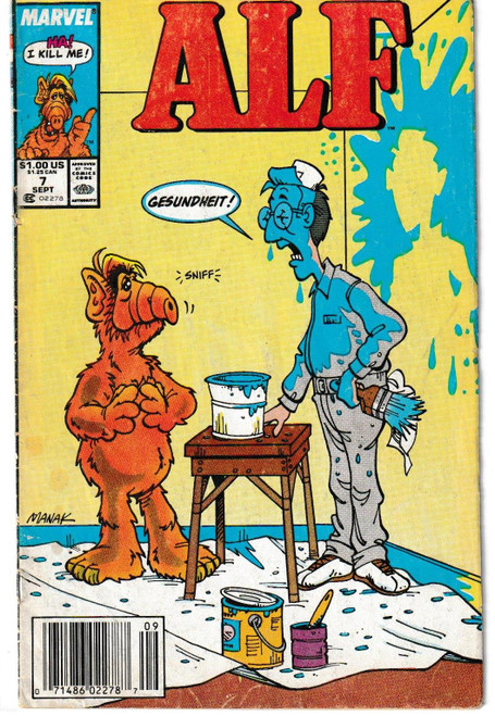 ALF #07 (MARVEL 1988) READER COPY