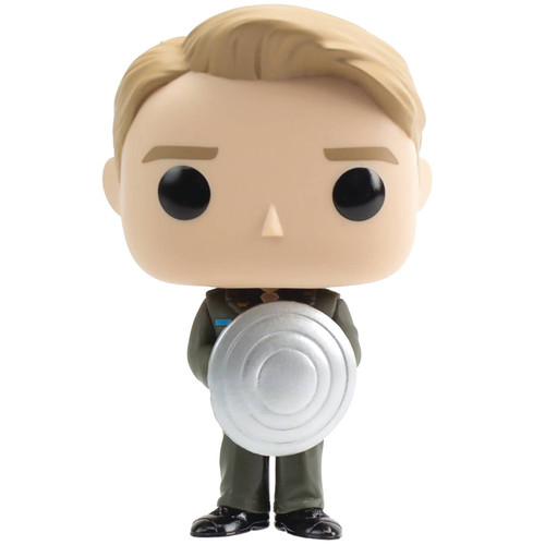 MARVEL CAPTAIN AMERICA W/PROTOTYPE SHIELD VINYL POP FIG