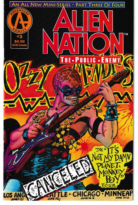 ALIEN NATION THE PUBLIC ENEMY #3 (ADVENTURE 1992)