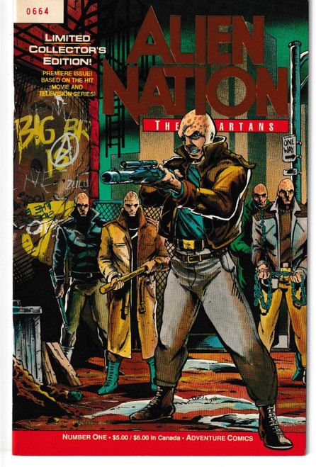 ALIEN NATION THE SPARTANS #1 LIMITED COLLECTOR'S EDITION (ADVENTURE 1990)