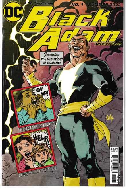 BLACK ADAM #01 CVR G INC 1:50 CULLY HAMNER CARD STOCK VAR (DC 2022) "NEW UNREAD"