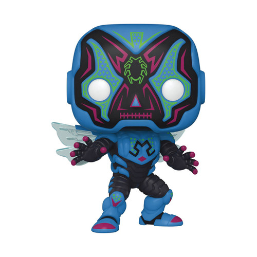 POP HEROES DIA DE LOS MUERTOS DC BLUE BEETLE VINYL FIG