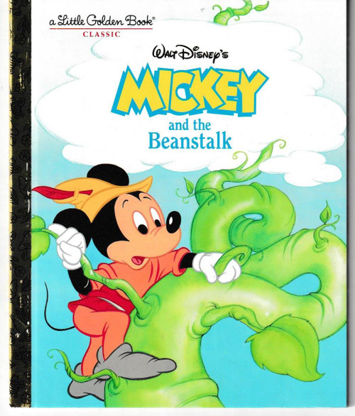 Mickey and the Beanstalk (Disney Classic) LITTLE GOLDEN BOOK "NEW UNREAD"