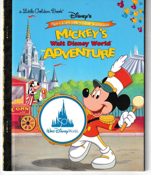 Mickey's Walt Disney World Adventure (Disney Classic) LITTLE GOLDEN BOOK "NEW UNREAD"