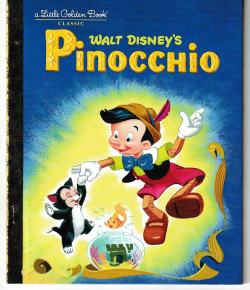 Pinocchio (Disney Classic) LITTLE GOLDEN BOOK "NEW UNREAD"