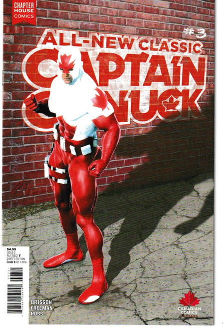 ALL NEW CLASSIC CAPTAIN CANUCK #3 CVR B GLENISTER (CHAPTERHOUSE 2016) "NEW UNREAD"