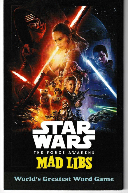Star Wars: The Force Awakens Mad Libs