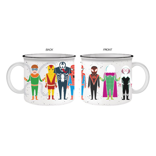 Spider-Man Character Line Up 20 oz. Ceramic Camper Mug