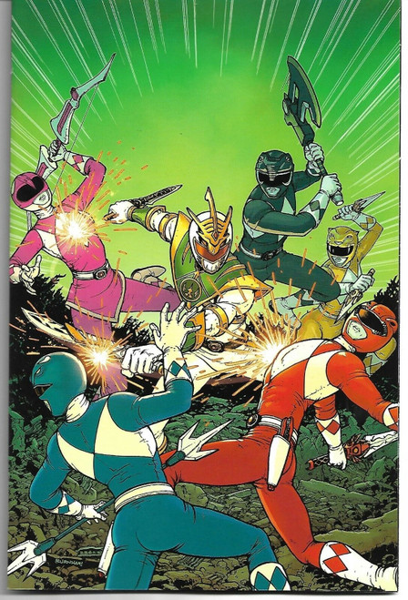 MIGHTY MORPHIN POWER RANGERS SHATTERED GRID #1 (10 COPY BURNHAM INCV) NEW UNREAD