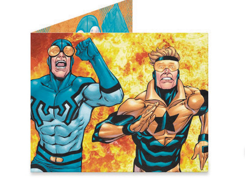 DC HEROES BOOSTER GOLD & BLUE BEETLE PX MIGHTY WALLET