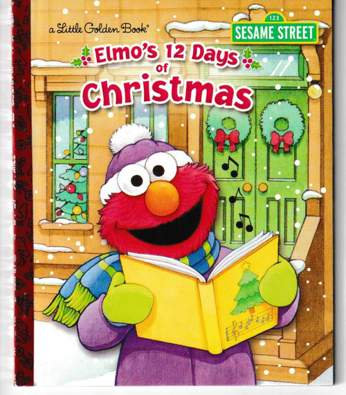 Elmo's 12 Days of Christmas LITTLE GOLDEN BOOK