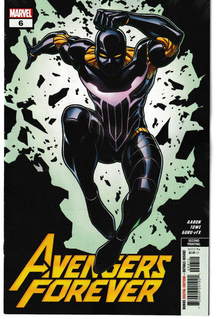 AVENGERS FOREVER (2021) #06 2ND PRINT TOWE VAR (MARVEL 2022) "NEW UNREAD"