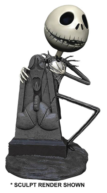 NIGHTMARE BEFORE CHRISTMAS GRAVEYARD JACK HEAD KNOCKER