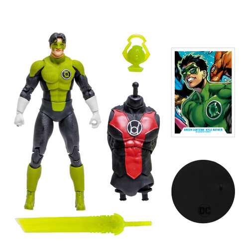 DC MULTIVERSE WV8 BLACKEST NIGHT 7IN AF GREEN LANTERN KYLE RAYNER