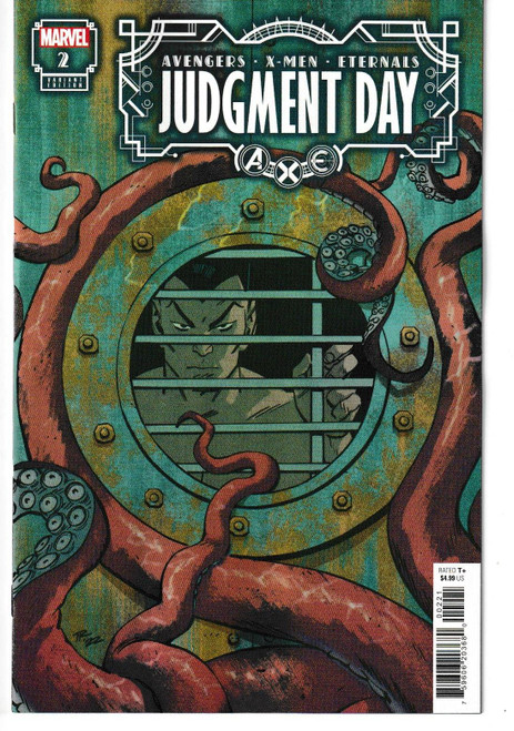 AXE JUDGMENT DAY #2 (OF 6) REILLY WINDOW SHADES VAR (MARVEL 2022) "NEW UNREAD"