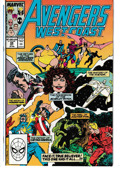 WEST COAST AVENGERS #49 (MARVEL 1989)