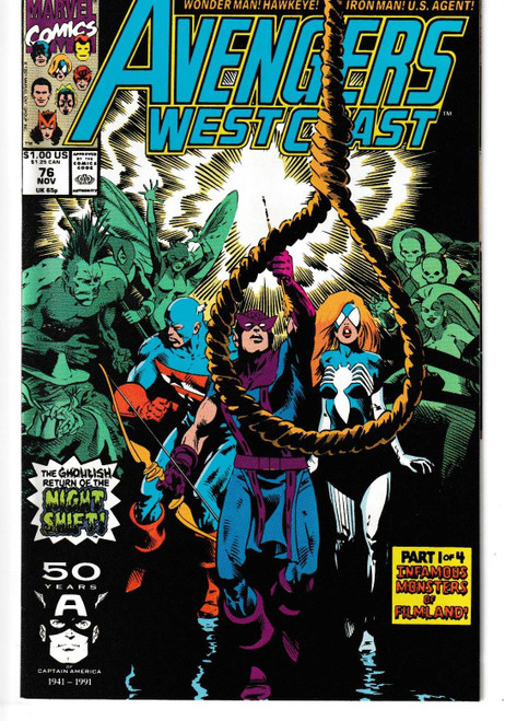 WEST COAST AVENGERS #76 (MARVEL 1991)