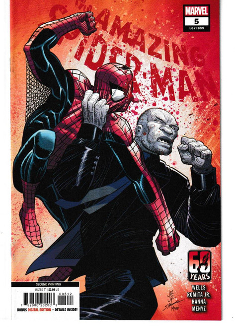 AMAZING SPIDER-MAN (2022) #05 2ND PTG ROMITA JR VAR (MARVEL 2022) "NEW UNREAD"