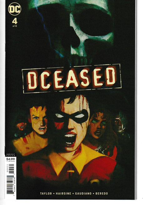 DCEASED #4 (OF 6) CARD STOCK HORROR VAR ED (DC 2019) C2 "NEW UNREAD"