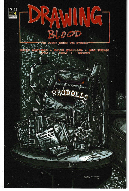 DRAWING BLOOD SPILLED INK #4 (OF 4) CVR B EASTMAN ( KEVIN EASTMAN STUDIOS 2019) "NEW UNREAD"