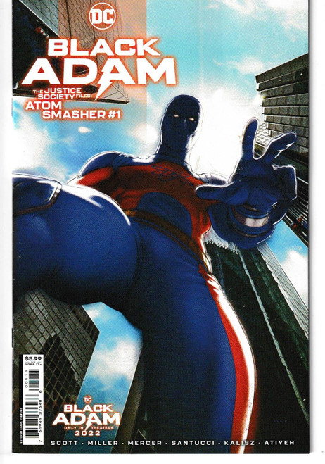 BLACK ADAM THE JUSTICE SOCIETY FILES ATOM SMASHER #1 (ONE SHOT) CVR A (DC 2022) "NEW UNREAD"