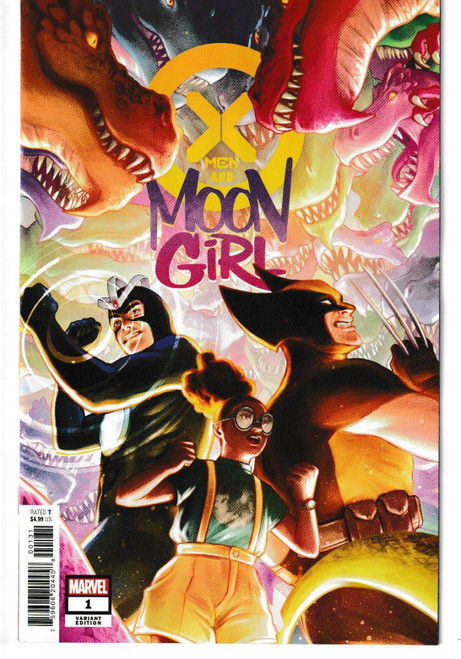 X-MEN AND MOON GIRL #1 EDGE VAR (MARVEL 2022) "NEW UNREAD"