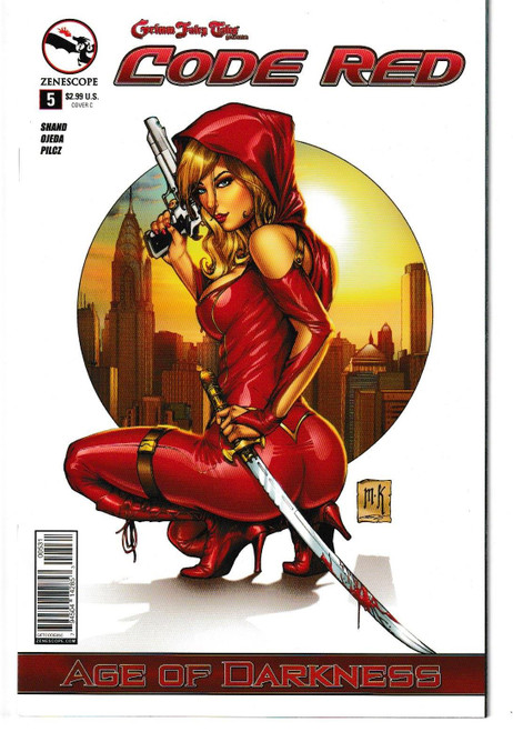 GFT CODE RED #5 (OF 5) C CVR KROME (AOFD)  (ZENESCOPE 2014) "NEW UNREAD"