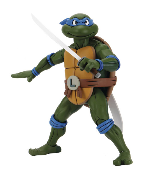 TMNT CARTOON GIANT SIZE LEONARDO 1/4 SCALE AF